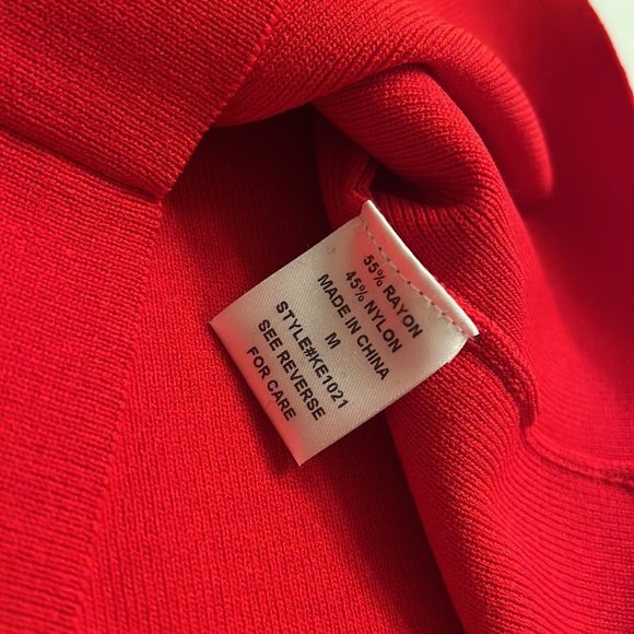 Noble U Red Off Shoulder Top - Picture 5 of 5